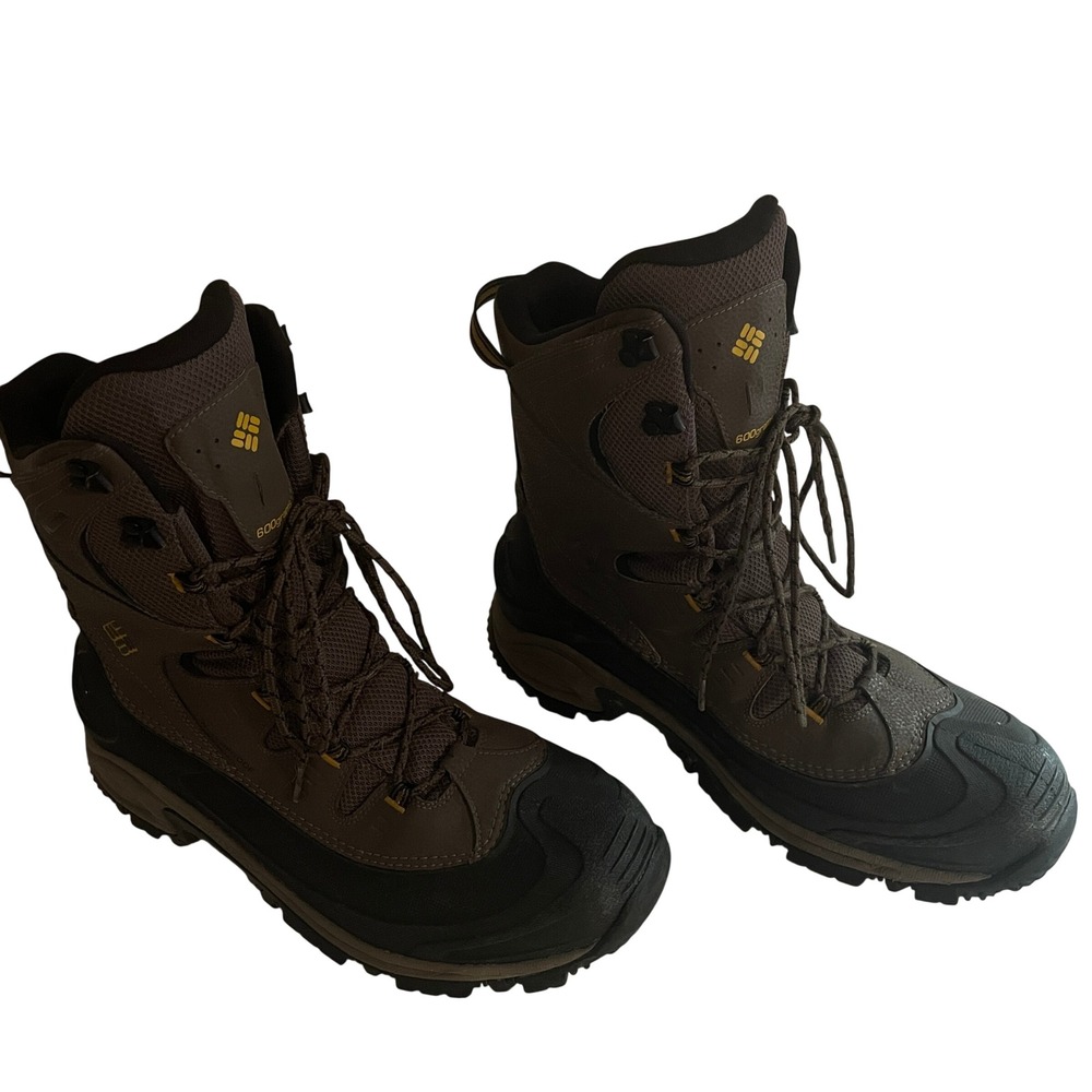 Columbia Mens Bugaboot Waterproof Hiking Snow Boots Size 13 Brown BM1679-255